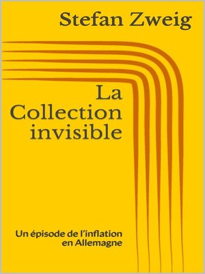 cover image of La Collection invisible